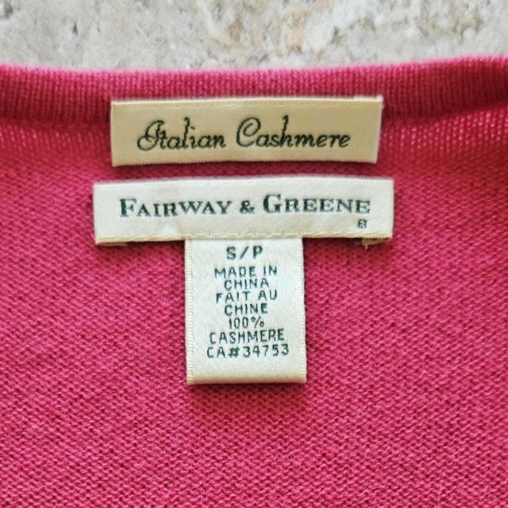 Fairway & Green Cashmere Argyle Sweater - Picture 6 of 11